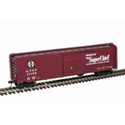 Atlas 20007525 SANTA FE 50' POSTWAR SINGLE DOOR BOX CAR #17106 HO SCALE Limited NEW(Atlas 20007525 Santa Fe 50 Postwar Single Door Box Car 17106 Ho Scale Limited New)