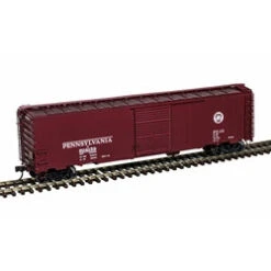 Atlas 20007526 PENNSYLVANIA RAILROAD PRR 50' POSTWAR SINGLE DOOR BOX CAR HO MASTER #604158 HO SCALE LIMITED NEW(Atlas 20007526 Pennsylvania Railroad Prr 50 Postwar Single Door Box Car Ho Master 604158 Ho Scale Limited New)
