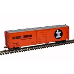 Atlas 20007531 ILLINOIS CENTRAL IC HO MASTER 50' POSTWAR SINGLE DOOR BOX CAR #523396 HO SCALE NEW(Atlas 20007531 Illinois Central Ic Ho Master 50 Postwar Single Door Box Car 523396 Ho Scale New)