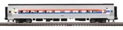 Atlas 3007083-1 Amfleet(R) Coach - 3-Rail - Ready To Run - Premier -- Amtrak (Fantasy Scheme, 50th Anniversary, Phase I, Silver, Red, Black, Blue #82053 O SCALE NEW(Atlas 3007083 1 Amfleetr Coach 3 Rail Ready To Run Premier Amtrak Fantasy Scheme 50th Anniversary Phase I Silver Red Black Blue 82053 O Scale New)