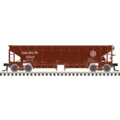Atlas 50006606 MASTER RIO GRANDE 70-TON HART BALLAST CAR #25018 N SCALE NEW(Atlas 50006606 Master Rio Grande 70 Ton Hart Ballast Car 25018 N Scale New)