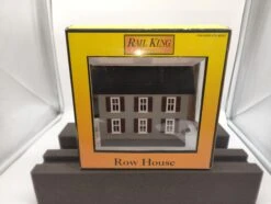 MTH Railking 30-9023 Row House #Yellow W/Green Shutters. O SCALE Like New(Mth Railking 30 9023 Row House Yellow W Green Shutters O Scale Like New) -BRADY’S TRAINS MODELs rn image picker lib temp 632fd708 d673 46c6 953c 20b0f28559ae