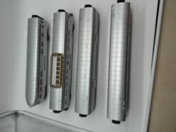 MTH Railking 30-67041 Pennsylvania 4-Car 60' Streamlined ABS Passenger Set #6530, #4001, #1124. & Garden View O SCALE Used Excellent(Mth Railking 30 67041 Pennsylvania 4 Car 60 Streamlined Abs Passenger Set 6530 4001 1124 Garden View O Scale Used Excellent) -BRADY’S TRAINS MODELs rn image picker lib temp d707c792 9c36 4cba 88d8 d0ed5579923c