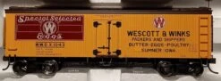 Atlas 6121-1 Wescott And Winks Eggs & Poultry #104336' Wood Reefer Car HO Scale(Atlas 6121 1 Wescott And Winks Eggs Poultry 1043 36 Wood Reefer Car)