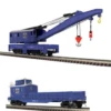 Atlas 3001242, 3001248 Western Pacific Crane Car And Crane Tender (Set Of 2) O Scale Blue NEW(Atlas 3001242 3001248 Western Pacific Crane Car And Crane Tender Set Of 2 O Scale New) -BRADY’S TRAINS MODELs wpwpwpw